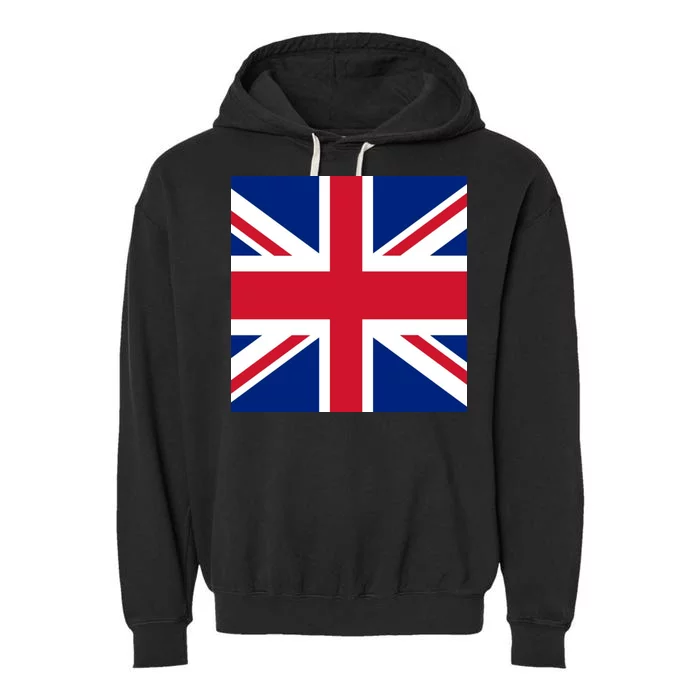 Flag of the United Kingdom of Great Britain Garment-Dyed Fleece Hoodie