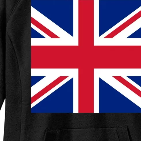 Flag of the United Kingdom of Great Britain Women's Fleece Hoodie