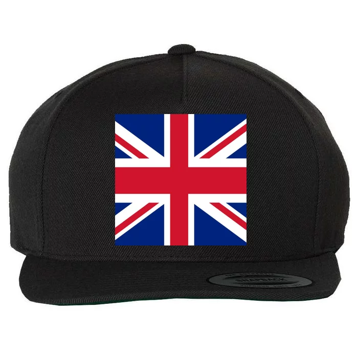 Flag of the United Kingdom of Great Britain Wool Snapback Cap