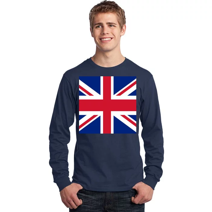 Flag of the United Kingdom of Great Britain Tall Long Sleeve T-Shirt