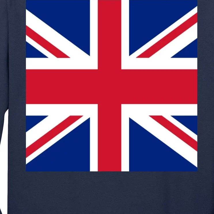 Flag of the United Kingdom of Great Britain Tall Long Sleeve T-Shirt