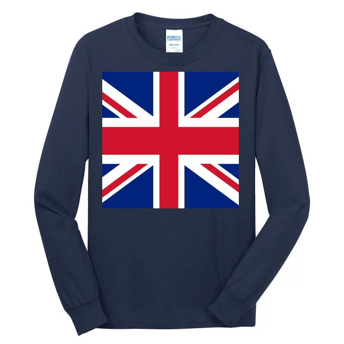 Flag of the United Kingdom of Great Britain Tall Long Sleeve T-Shirt