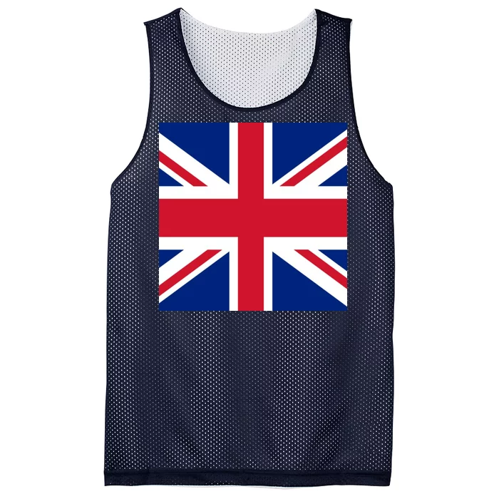 Flag of the United Kingdom of Great Britain Mesh Reversible Basketball Jersey Tank