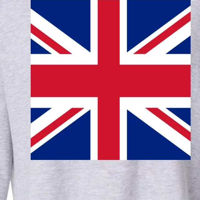 Flag of the United Kingdom of Great Britain Cropped Pullover Crew