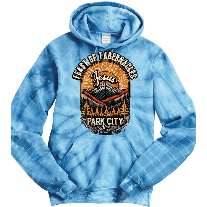 Feast Of Tabernacles Park City Utah Rock Valley Christian Tie Dye Hoodie