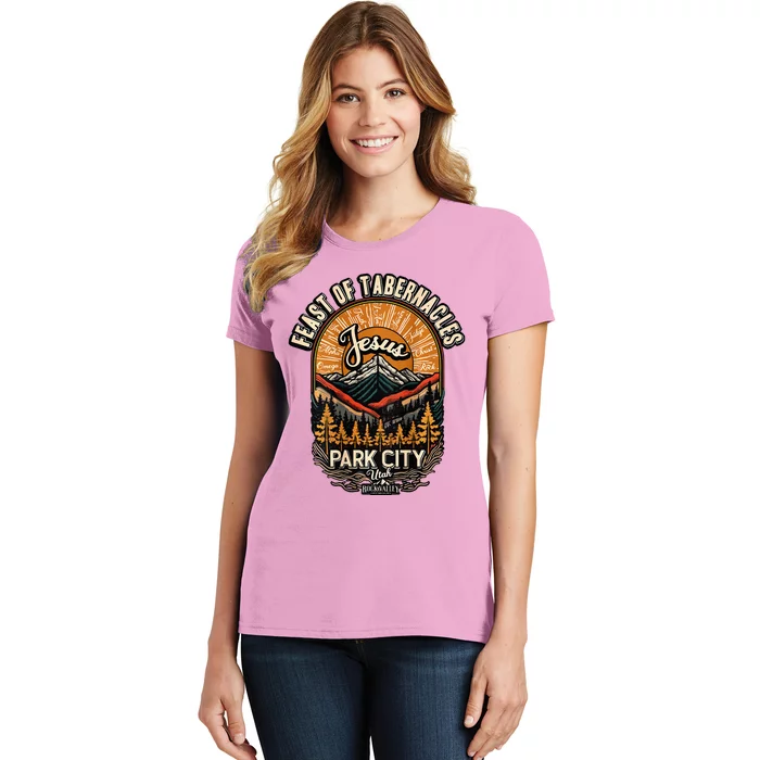 Feast Of Tabernacles Park City Utah Rock Valley Christian Women's T-Shirt