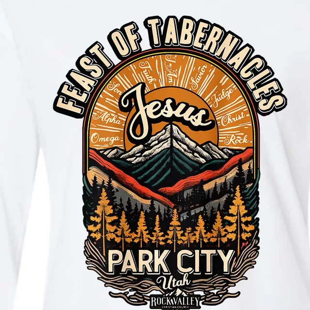 Feast Of Tabernacles Park City Utah Rock Valley Christian Womens Cotton Relaxed Long Sleeve T-Shirt