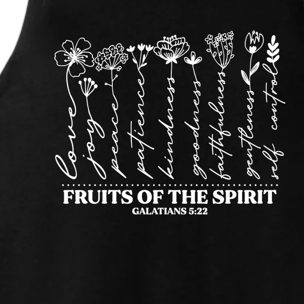 Fruits Of The Spirit Galatians 5:22 Ladies Tri-Blend Wicking Tank