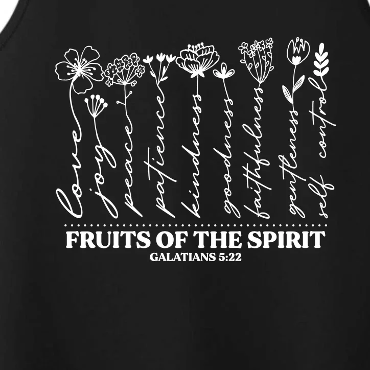 Fruits Of The Spirit Galatians 5:22 Performance Tank