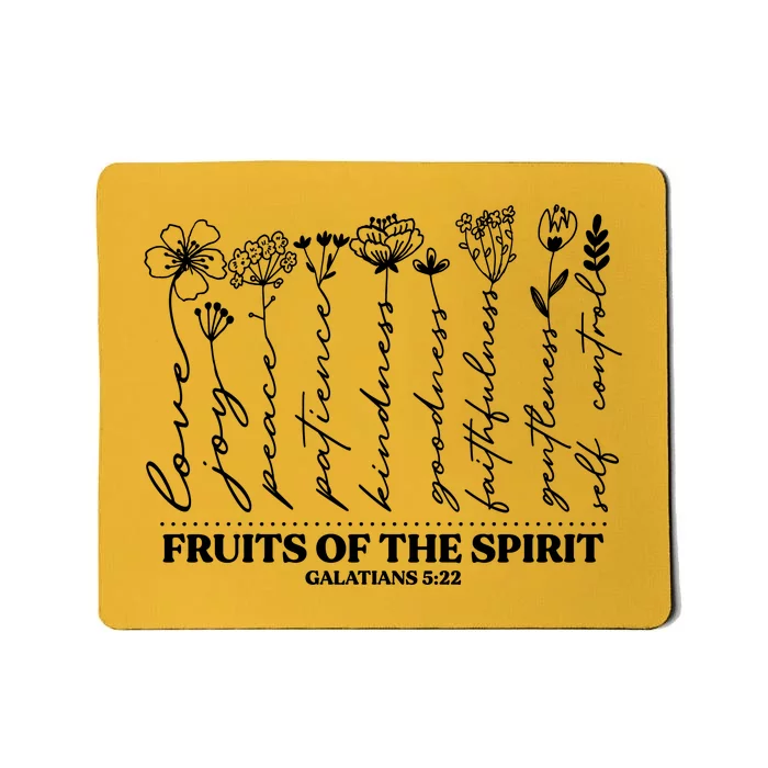 Fruits Of The Spirit Galatians 5:22 Mousepad