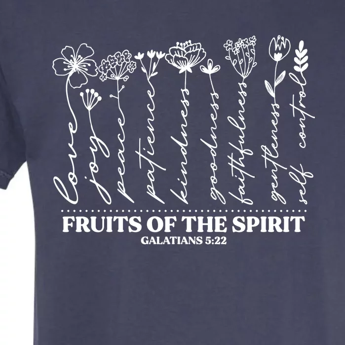 Fruits Of The Spirit Galatians 5:22 Garment-Dyed Heavyweight T-Shirt