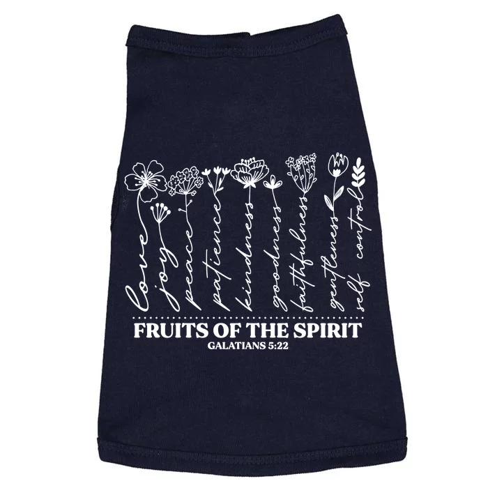 Fruits Of The Spirit Galatians 5:22 Doggie Tank