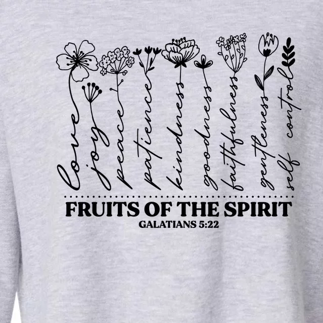 Fruits Of The Spirit Galatians 5:22 Cropped Pullover Crew