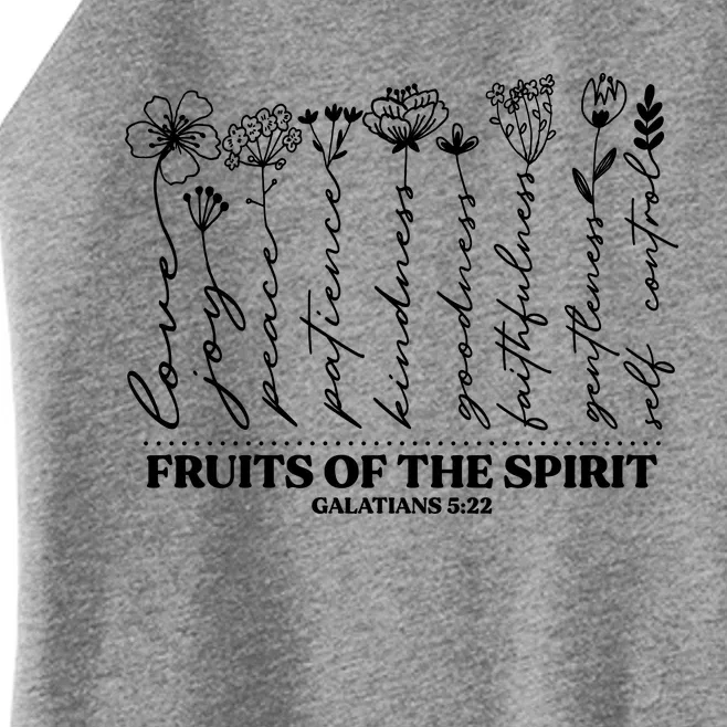 Fruits Of The Spirit Galatians 5:22 Women’s Perfect Tri Rocker Tank