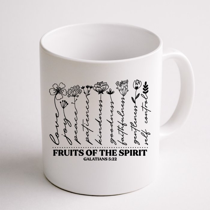 Fruits Of The Spirit Galatians 5:22 Front & Back Coffee Mug