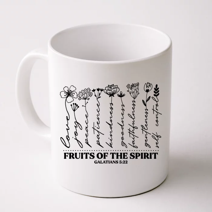 Fruits Of The Spirit Galatians 5:22 Front & Back Coffee Mug