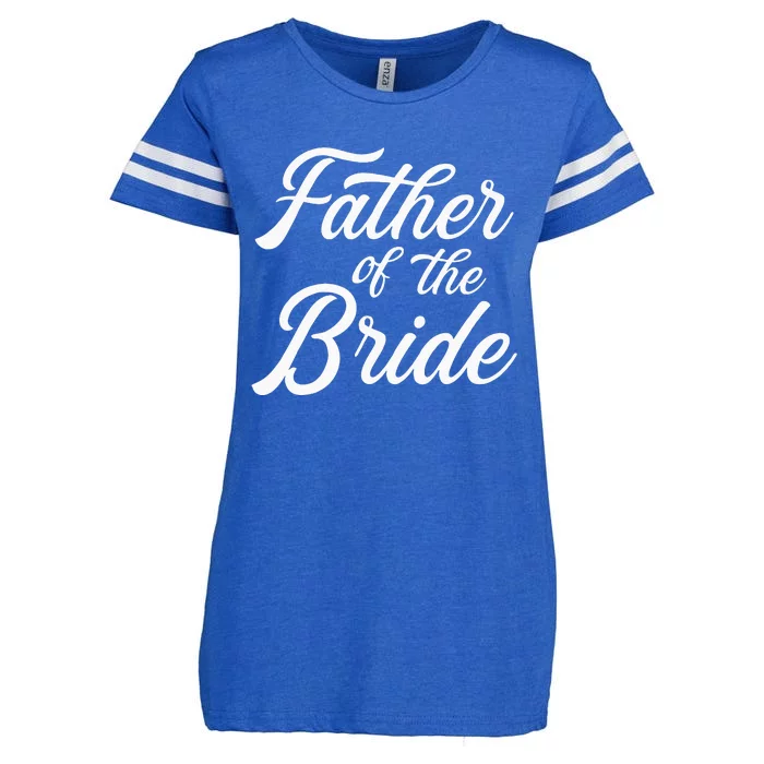 Father Of The Bride Dad Gift For Wedding Or Bachelor Party Enza Ladies Jersey Football T-Shirt