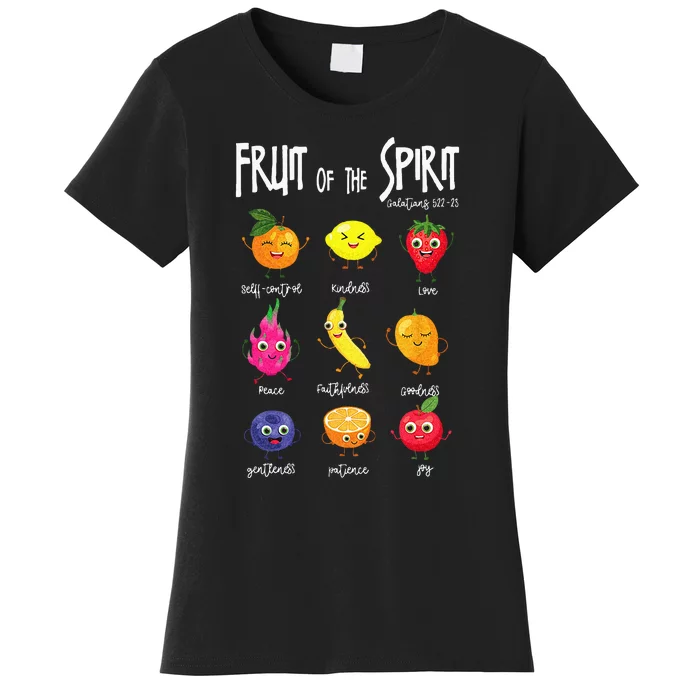 Fruit Of The Spirit Christian Faith Jesus God Lover Women's T-Shirt