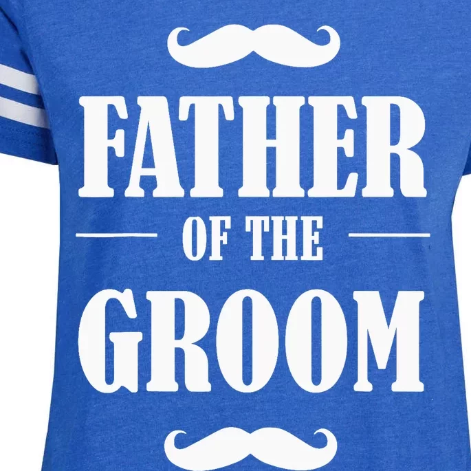 Father of the Groom T Funny Wedding Bachelor Party T Enza Ladies Jersey Football T-Shirt