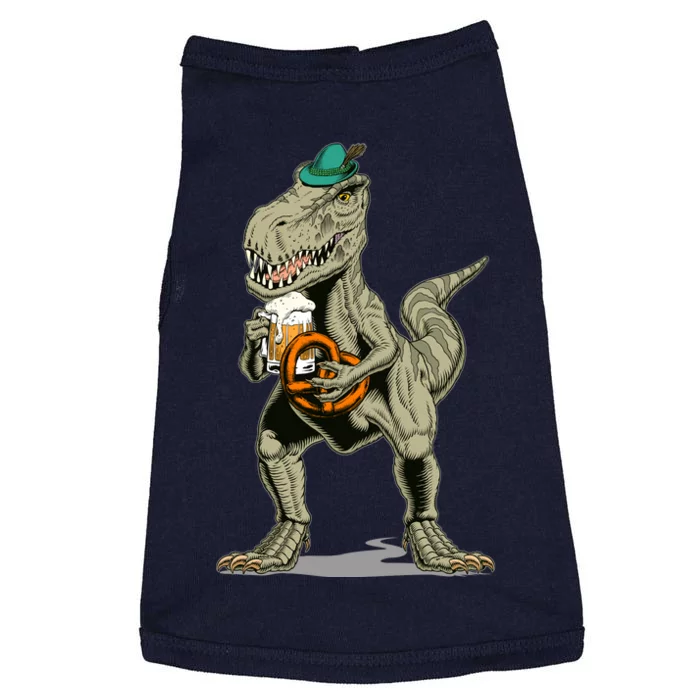 Funny Oktoberfest Tyrannosaurus Rex T Rex Dinosaur Doggie Tank