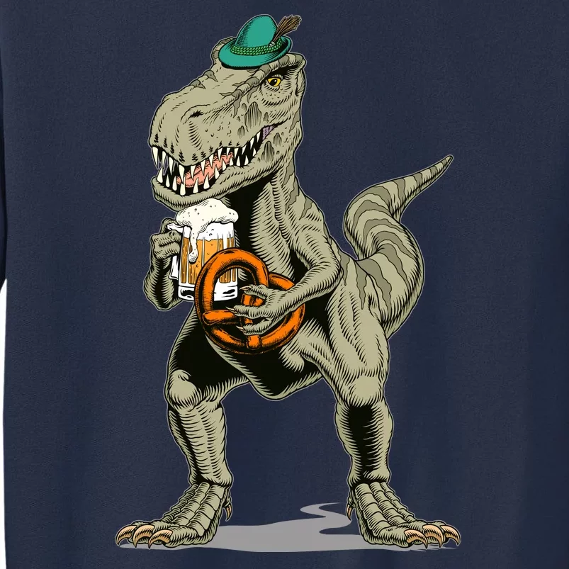 Funny Oktoberfest Tyrannosaurus Rex T Rex Dinosaur Sweatshirt