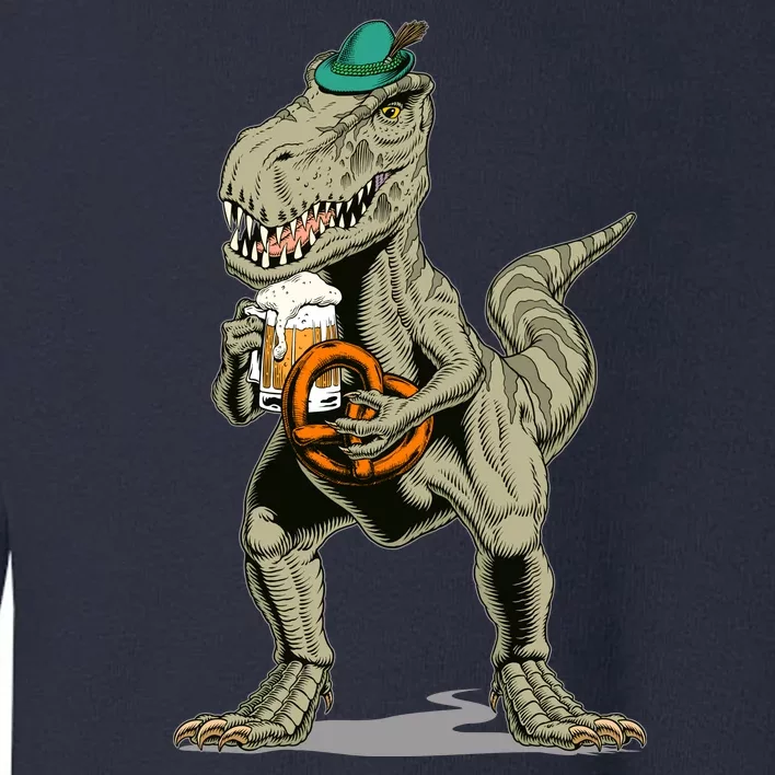 Funny Oktoberfest Tyrannosaurus Rex T Rex Dinosaur Toddler Sweatshirt