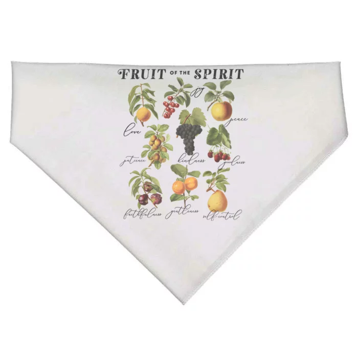 Fruit Of The Spirit Women Christian Religious USA-Made Doggie Bandana