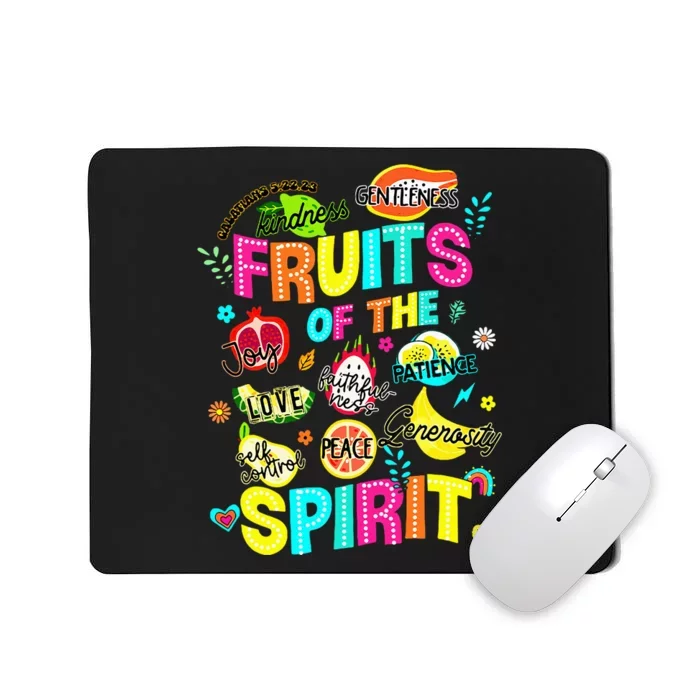 Fruits Of The Spirit Jesus Christian Inspirational Religious Mousepad