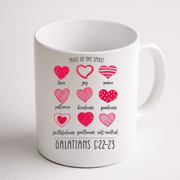 Fruit Of The Spirit Heart Galatians 5 22 23 Front & Back Coffee Mug