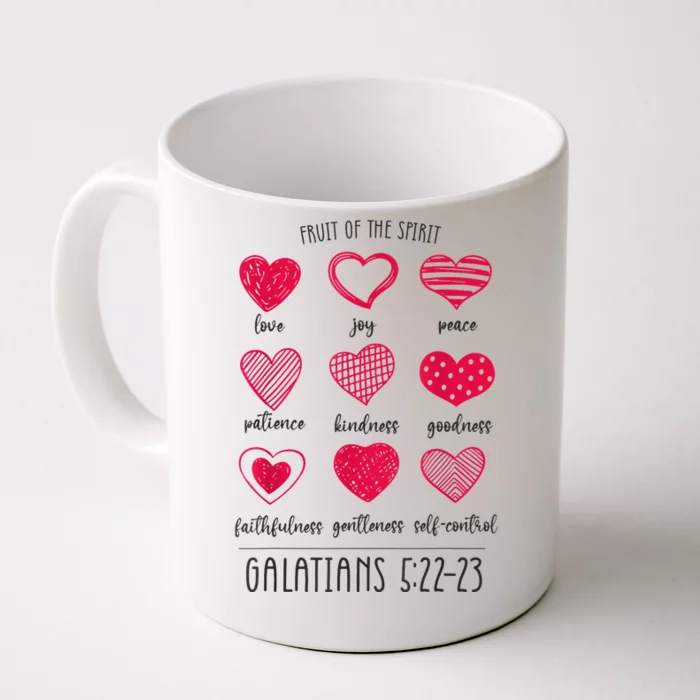 Fruit Of The Spirit Heart Galatians 5 22 23 Front & Back Coffee Mug