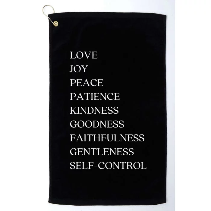 Fruit of the Spirit  Christian Gift Platinum Collection Golf Towel