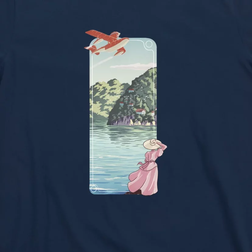 Flying Over The Sea T-Shirt