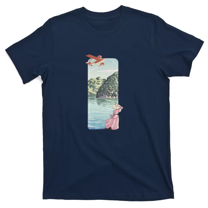 Flying Over The Sea T-Shirt