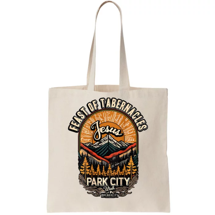 Feast Of Tabernacles Park City Utah Rock Valley Christian Tote Bag