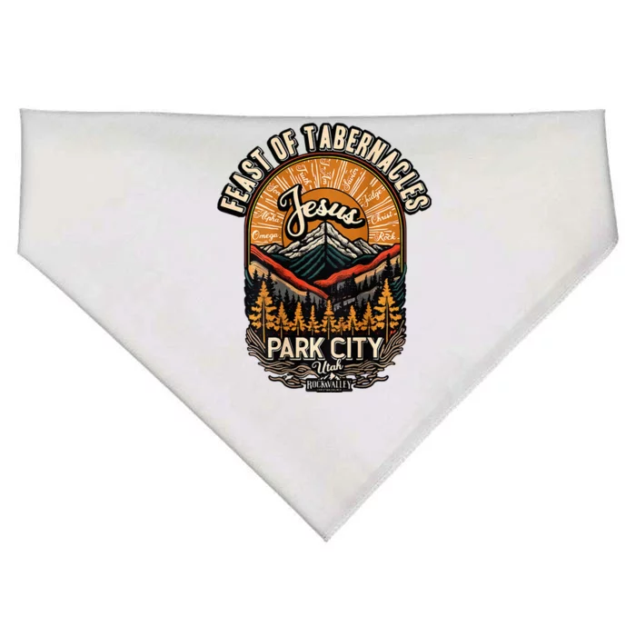 Feast Of Tabernacles Park City Utah Rock Valley Christian USA-Made Doggie Bandana