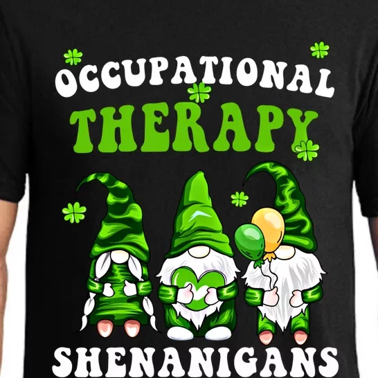 Funny Occupational Therapy Love Shenanigans With My Gnomies Gift Pajama Set