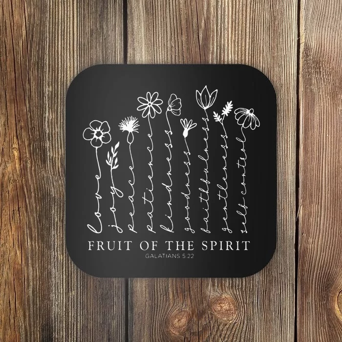 Fruit Of The Spirit Floral Coaster