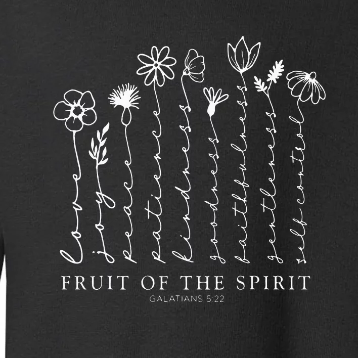 Fruit Of The Spirit Floral Toddler Sweatshirt