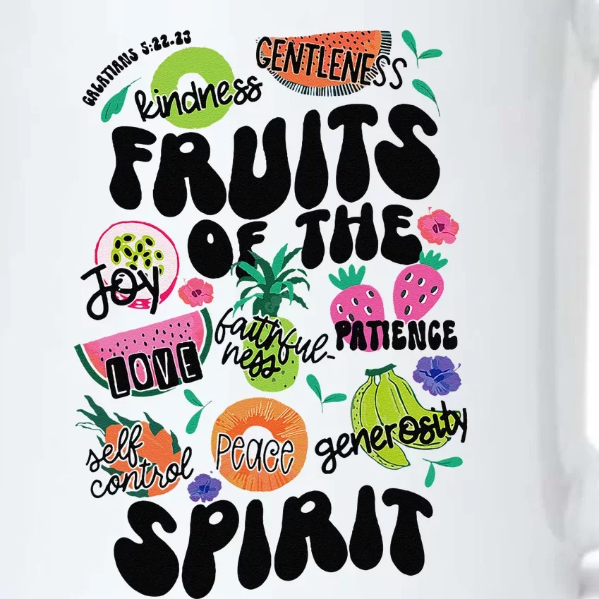 Fruits Of The Spirit Black Color Changing Mug