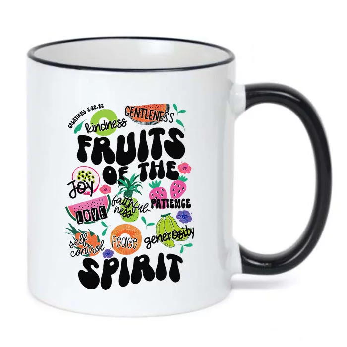 Fruits Of The Spirit Black Color Changing Mug