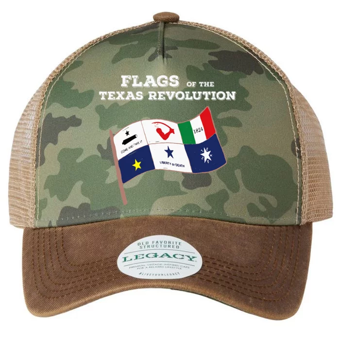 Flags Of The Texas Revolution History Legacy Tie Dye Trucker Hat