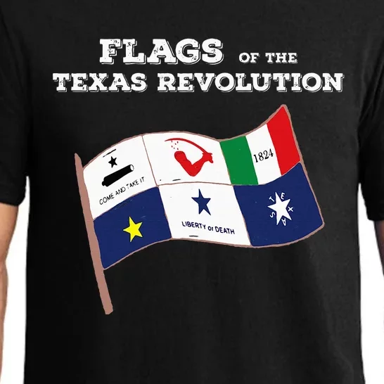 Flags Of The Texas Revolution History Pajama Set