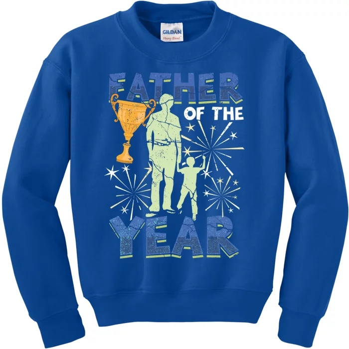 Father Of The Year Papa Dad Daddy Husband Poppa Stepdad Gift Kids Sweatshirt