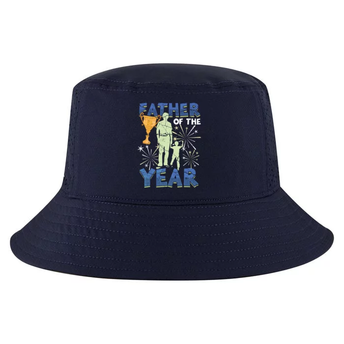 Father Of The Year Papa Dad Daddy Husband Poppa Stepdad Gift Cool Comfort Performance Bucket Hat