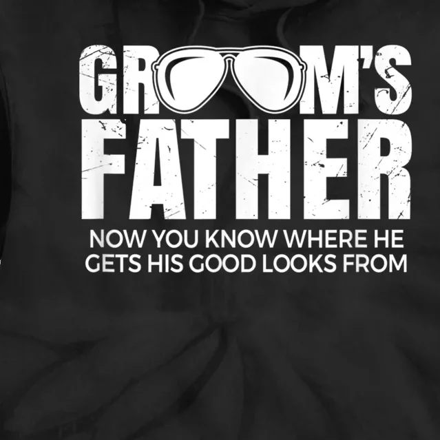 Father Of The Groom Tie Dye Hoodie