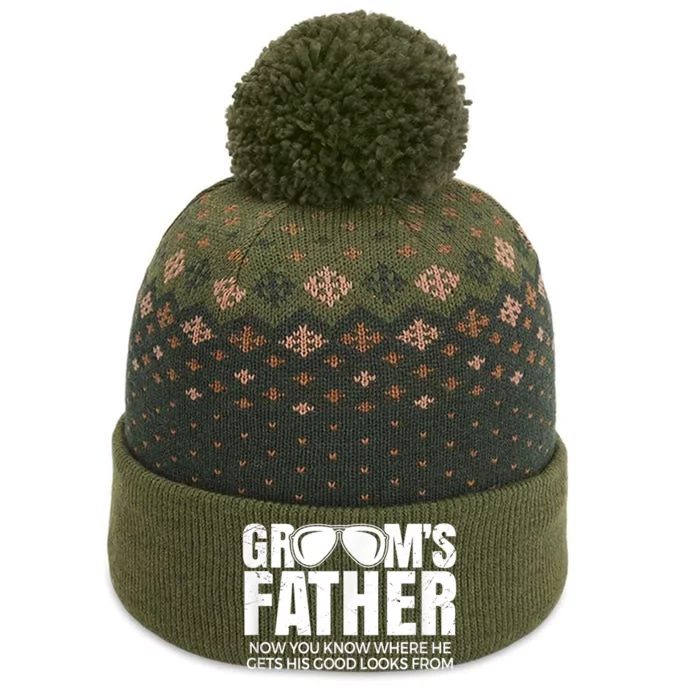 Father Of The Groom The Baniff Cuffed Pom Beanie