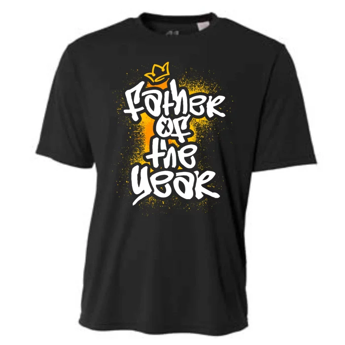 Father Of The Year Parent Papa Grampa Grandpa Papa Dad Cute Gift Cooling Performance Crew T-Shirt