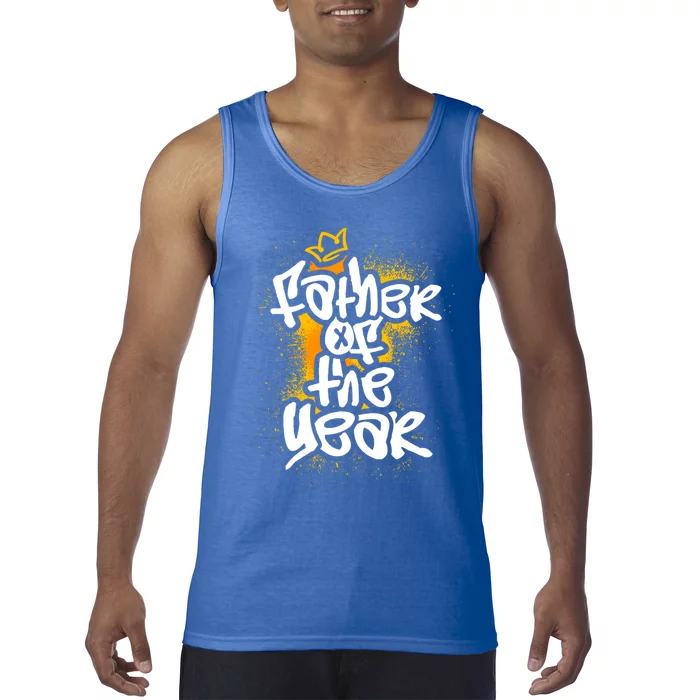 Father Of The Year Parent Papa Grampa Grandpa Papa Dad Cute Gift Tank Top