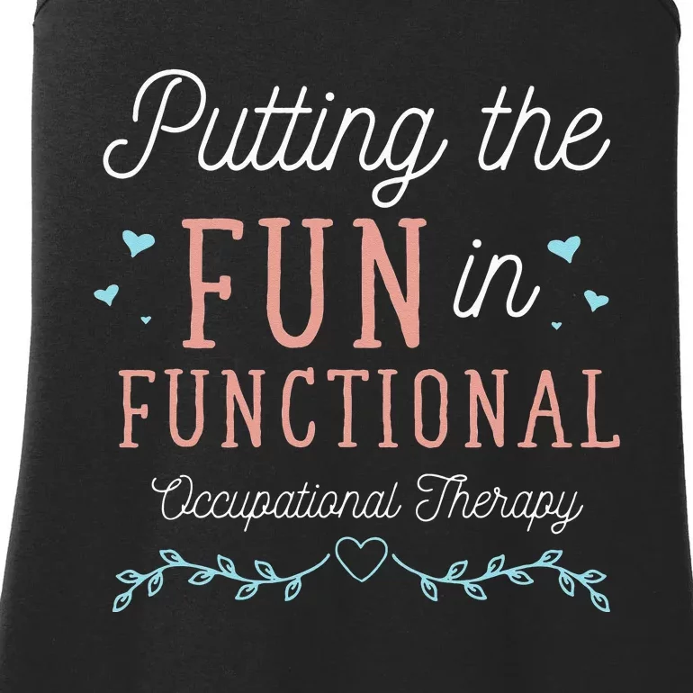 Funny OTA Therapy OT Exercise Occupational Therapy Ladies Essential Tank