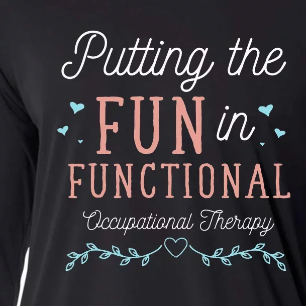 Funny OTA Therapy OT Exercise Occupational Therapy Cooling Performance Long Sleeve Crew